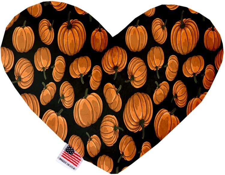 Pumpkin Patch 8 Inch Canvas Heart Dog Toy